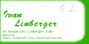 ivan limberger business card